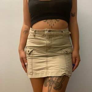vintage cargo skirt